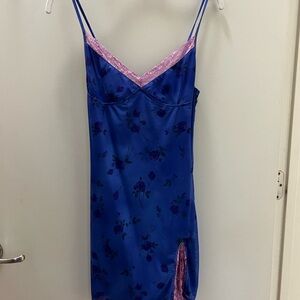 Motel Rocks blue mini dress